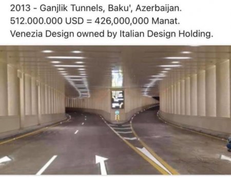Gənclikdəki tuneldə yeyilən milyonların izi ilə... Gənclikdəki tuneldə yeyilən milyonların izi ilə...
