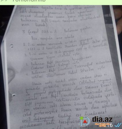 «Balaxanıneft» Neft-Qaz Çıxarma idarəsi NARAZILIQ YARADIR «Balaxanıneft» Neft-Qaz Çıxarma idarəsi NARAZILIQ YARADIR