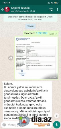 "Kapital Bank" üçün müştəri məmnuniyyəti önəm daşımır... "Kapital Bank" üçün müştəri məmnuniyyəti önəm daşımır...