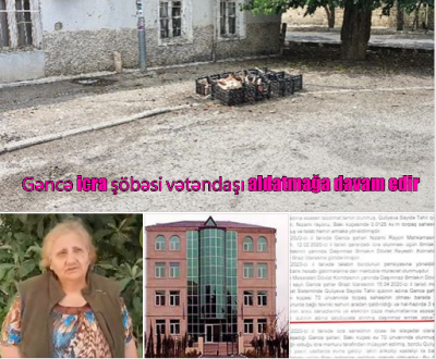 Gəncədə hüquq adına rəzalət! Gəncədə hüquq adına rəzalət!