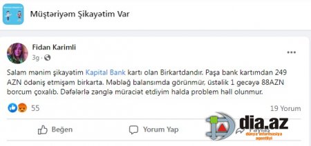 `Kapital Bank`ın BİRKART MÜƏMMASI... `Kapital Bank`ın BİRKART MÜƏMMASI...