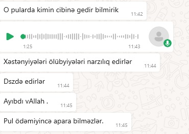 "Bu pullar kimin cibinə gedir?" "Bu pullar kimin cibinə gedir?"