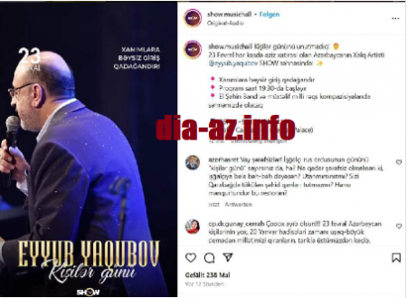 Müğənni Eyyub Yaqubov özünü hansı millətdən sayır ki?.. Müğənni Eyyub Yaqubov özünü hansı millətdən sayır ki?..