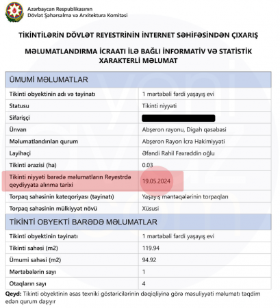 Ayın 14-ü olduğu halda Komitə tikintiyə icazəni ayın 19-da necə qeydə alıb? Ayın 14-ü olduğu halda Komitə tikintiyə icazəni ayın 19-da necə qeydə alıb?