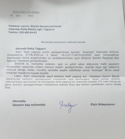 Gədəbəydə Qarabağ Qazisini nə eşidən var... nə də dinləyən... Gədəbəydə Qarabağ Qazisini nə eşidən var... nə də dinləyən...