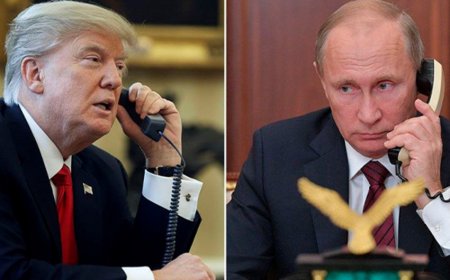 Trampla Putin arasında telefon danışığı olub