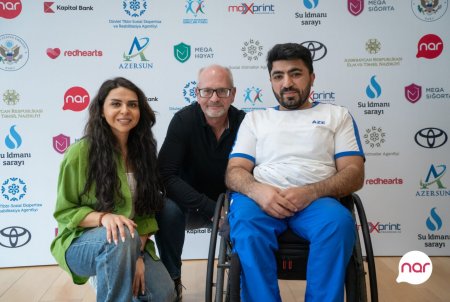 İnklüziv təşəbbüsləri dəstəkləyən “Nar” “DanceAbility” iştirakçıları ilə görüşüb İnklüziv təşəbbüsləri dəstəkləyən “Nar” “DanceAbility” iştirakçıları ilə görüşüb